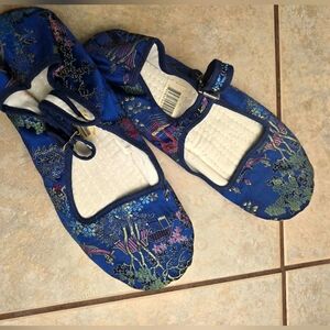 Vibrant Classic Satin Tai Chi shoes NWOT